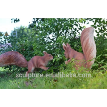 Modern Large Fiber glass animal Sculpture for garden decoration